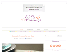 Tablet Screenshot of myediblecravings.com